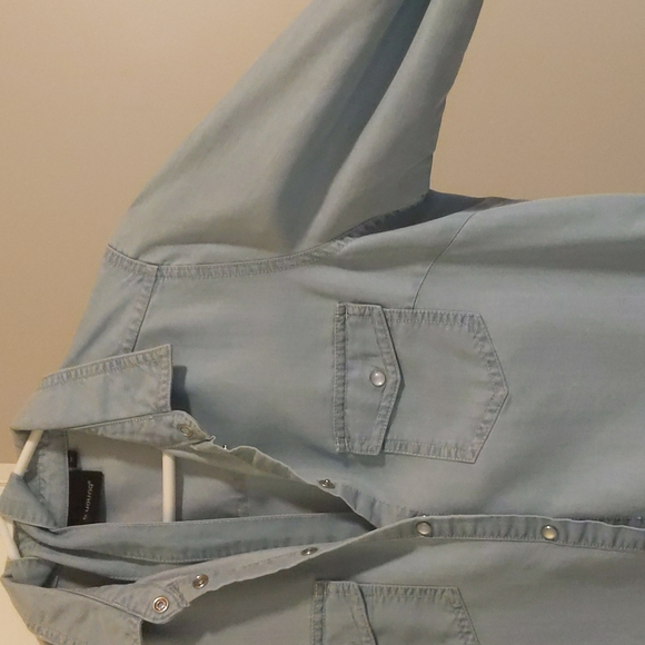 🖤SOLD🖤Denim Button Up Dress - Picture 3 of 4